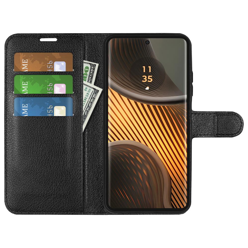 For Motorola Edge 50 Ultra 5G/Moto X50 Ultra 5G Wallet Case Litchi Texture Leather Phone Cover Black
For Motorola Edge 50 Ultra 5G/Moto X50 Ultra 5G Wallet Case Litchi Texture Leather Phone Cover Black