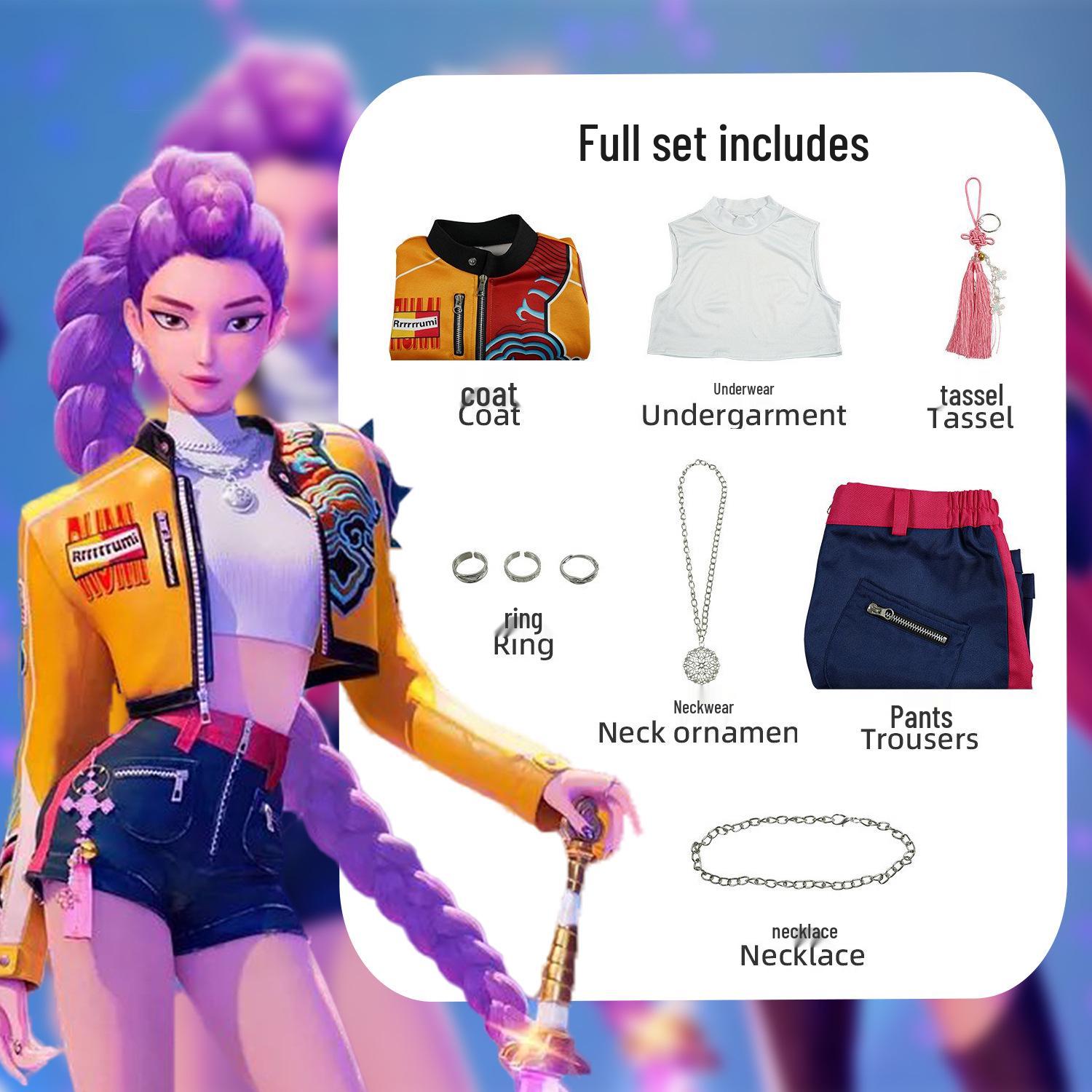 Дитячий/Дорослий Костюм для Косплею Мисливця на Демонів - Вбрання Персонажа Люмі та Зої Міллер, Комбінезон 120 cm
Дитячий/Дорослий Костюм для Косплею Мисливця на Демонів - Вбрання Персонажа Люмі та Зої Міллер, Комбінезон 120 cm