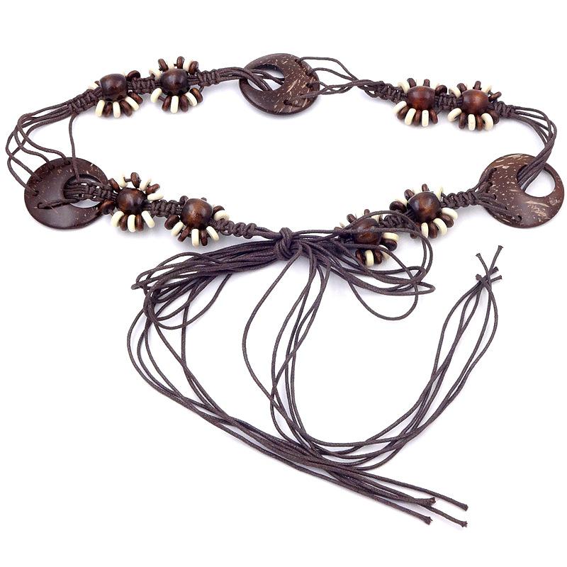 Богемный пояс-цепочка ручной работы из скорлупы кокоса с бусинами для женщин
Богемный пояс-цепочка ручной работы из скорлупы кокоса с бусинами для женщин