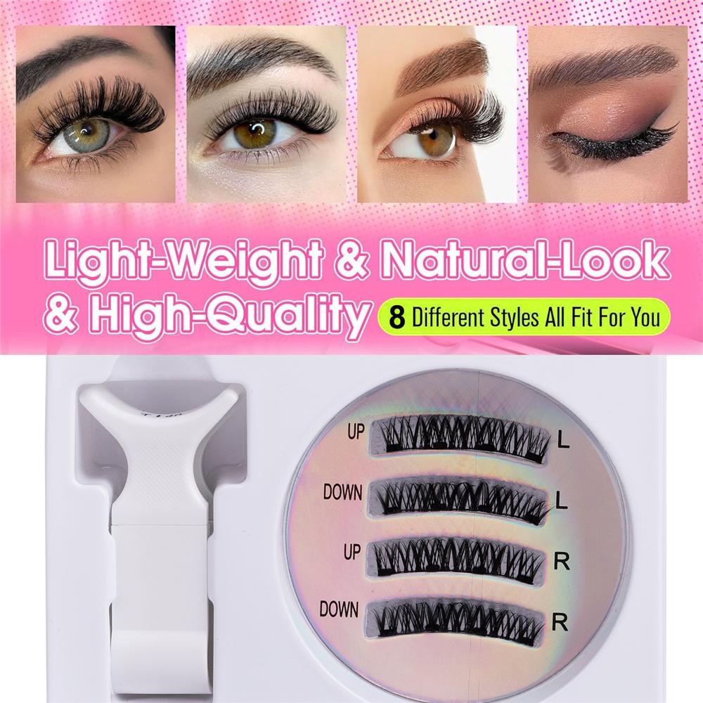 No Glue Needed Magnetic Eyelashes with Applicator Fixed Position DIY Eyelash Extension CT04-6
No Glue Needed Magnetic Eyelashes with Applicator Fixed Position DIY Eyelash Extension CT04-6