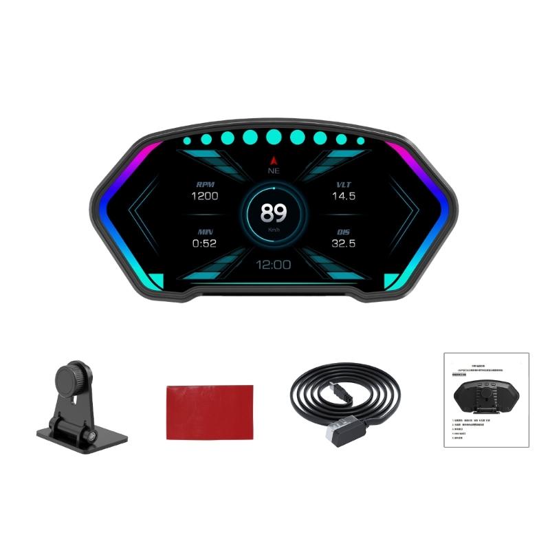 Автомобильный HUD Проекционный дисплей Информация о пробеге Спидометр Часы скорости Цифровой сигнал превышения скорости вождения Напоминание Измеритель наклона
Автомобильный HUD Проекционный дисплей Информация о пробеге Спидометр Часы скорости Цифровой сигнал превышения скорости вождения Напоминание Измеритель наклона