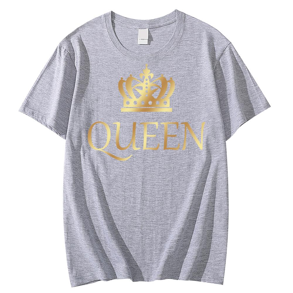 2026 New Couple Tshirt Summer King Queen Letter Printed Tshirt Valentines Day Short Sleeve Tees Luxury Tshirt Summer 4XL
2026 New Couple Tshirt Summer King Queen Letter Printed Tshirt Valentines Day Short Sleeve Tees Luxury Tshirt Summer 4XL