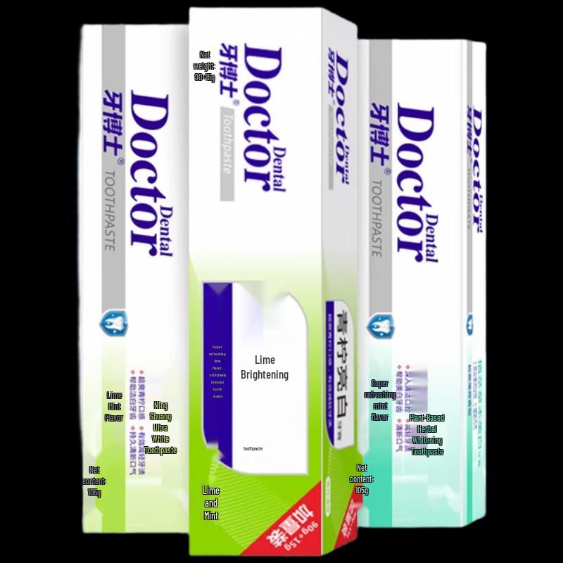 Dr. Toothpaste Lime Herbal Whitening Toothpaste 3-Pack
Dr. Toothpaste Lime Herbal Whitening Toothpaste 3-Pack