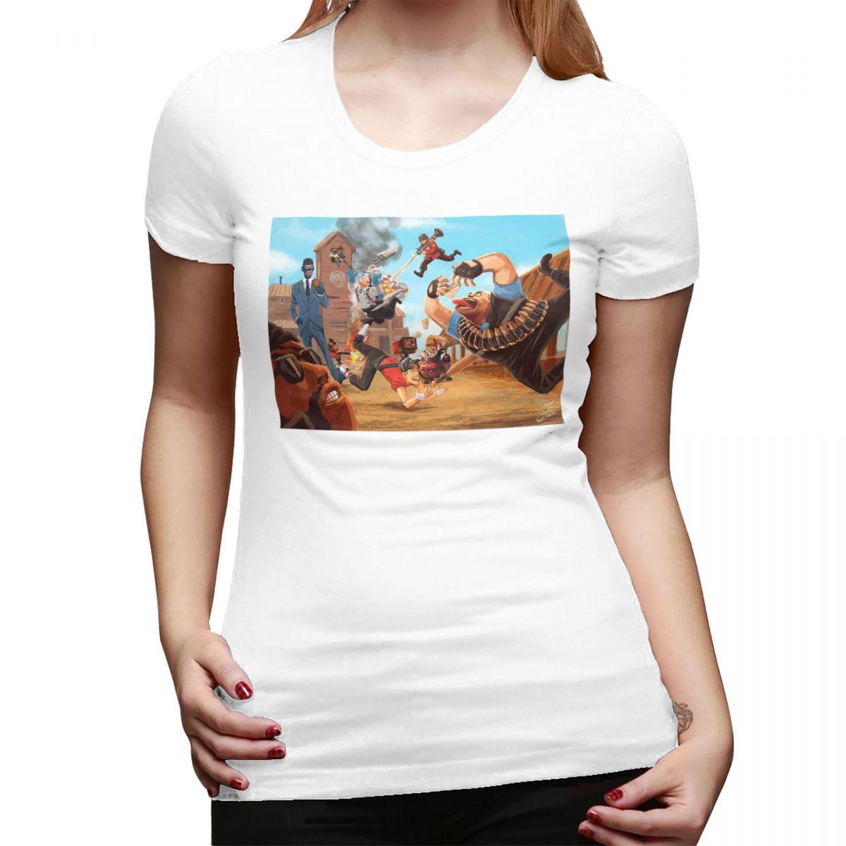 Team Fortress 2 Red Vs Blue TShirt for Women Round Neck Streetwear T Shirts Womens Tees Short Summer Clothes Tops S
Team Fortress 2 Red Vs Blue TShirt for Women Round Neck Streetwear T Shirts Womens Tees Short Summer Clothes Tops S