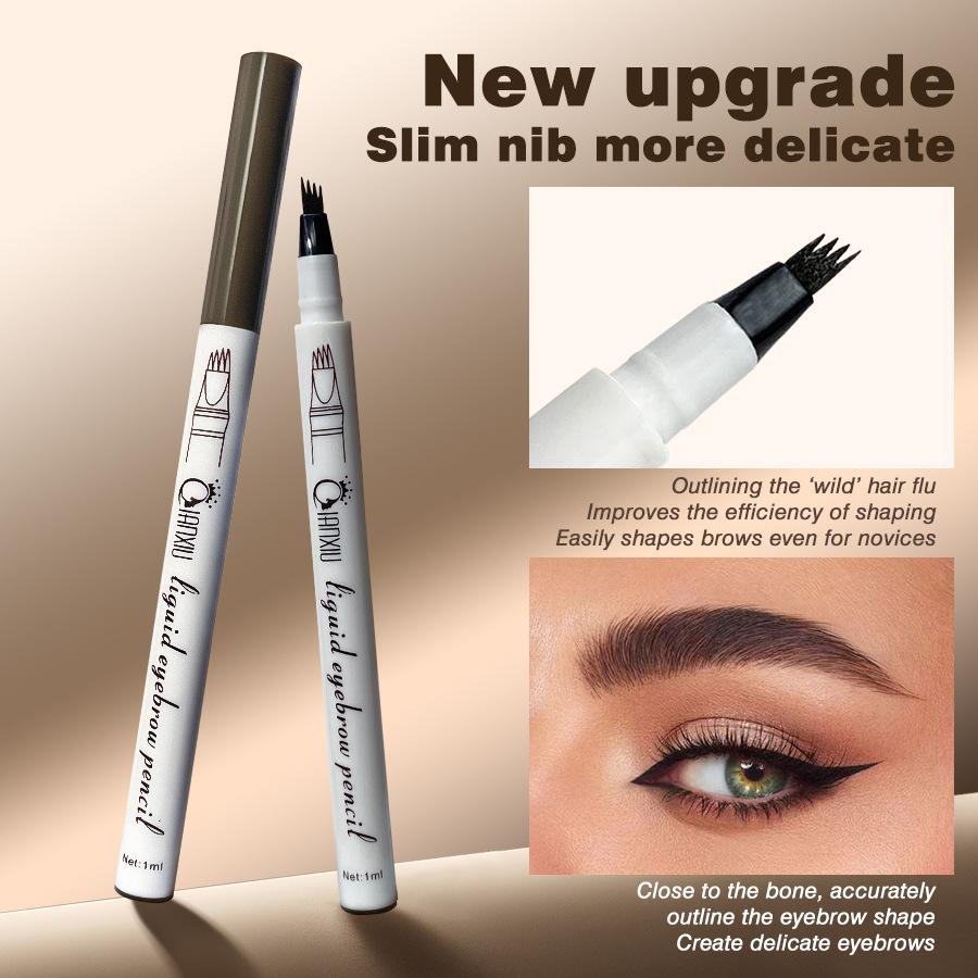 QIANXIU Four-pronged Water Eyebrow Pencil Is Smooth, Natural, Long-lasting, Does Not Smudge, And Is Waterproof.
QIANXIU Four-pronged Water Eyebrow Pencil Is Smooth, Natural, Long-lasting, Does Not Smudge, And Is Waterproof.