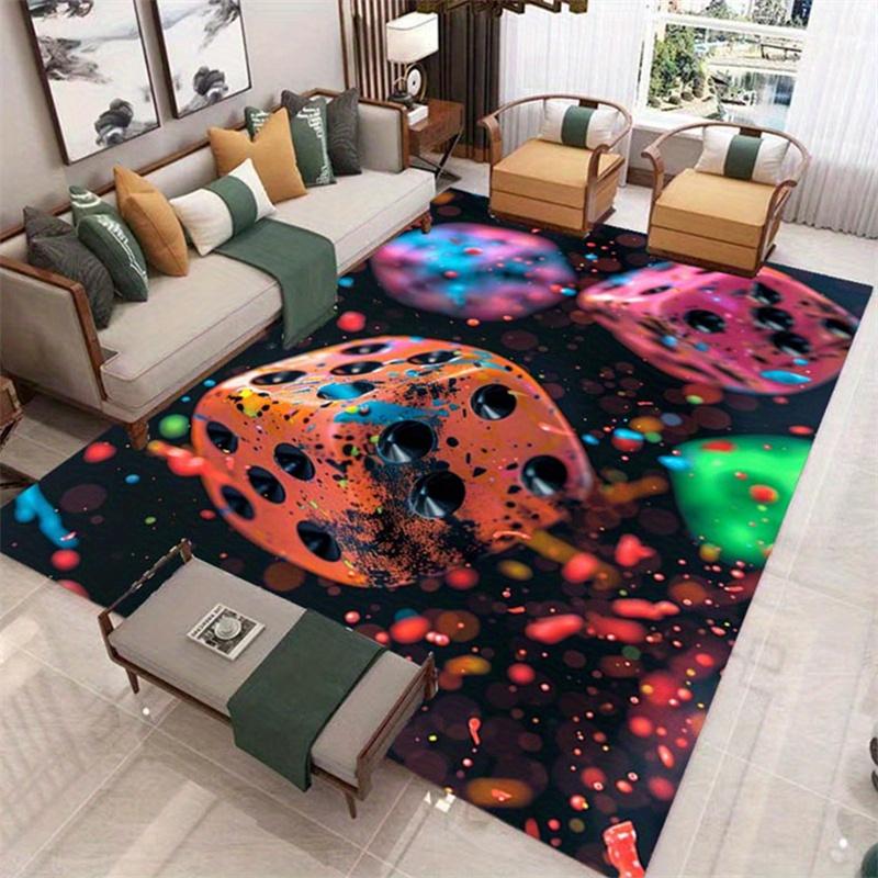 1pc, creative colorful dice pattern printed area rug, non-slip rug for living room/bedroom/laundry room/playroom, machine washab 50x80cm
1pc, creative colorful dice pattern printed area rug, non-slip rug for living room/bedroom/laundry room/playroom, machine washab 50x80cm