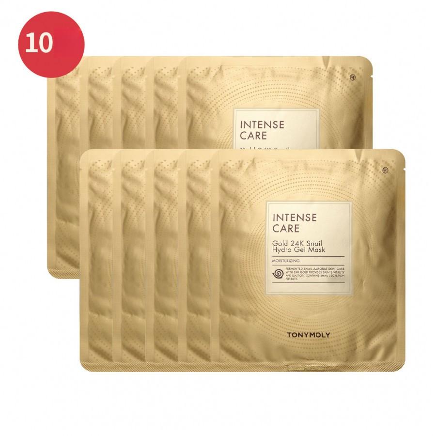 TONYMOLY Intense Care Gold 24k Snail Hydrogel Mask 10EA
TONYMOLY Intense Care Gold 24k Snail Hydrogel Mask 10EA