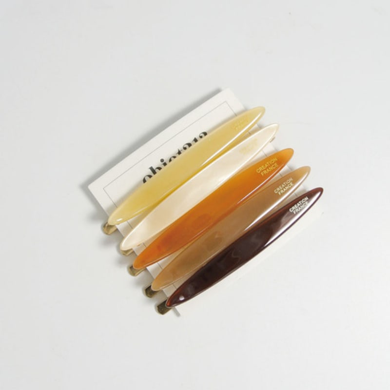 objet213 Brown Mood Small Boat Hairclip 1. Freesia Yellow
objet213 Brown Mood Small Boat Hairclip 1. Freesia Yellow