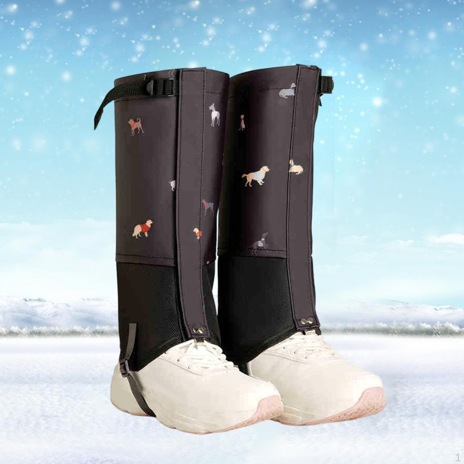 Children Leg Hiking Boots Covers Protection with Foot Strap, Winter Shoe Cover for Backpacking чорний
Children Leg Hiking Boots Covers Protection with Foot Strap, Winter Shoe Cover for Backpacking чорний