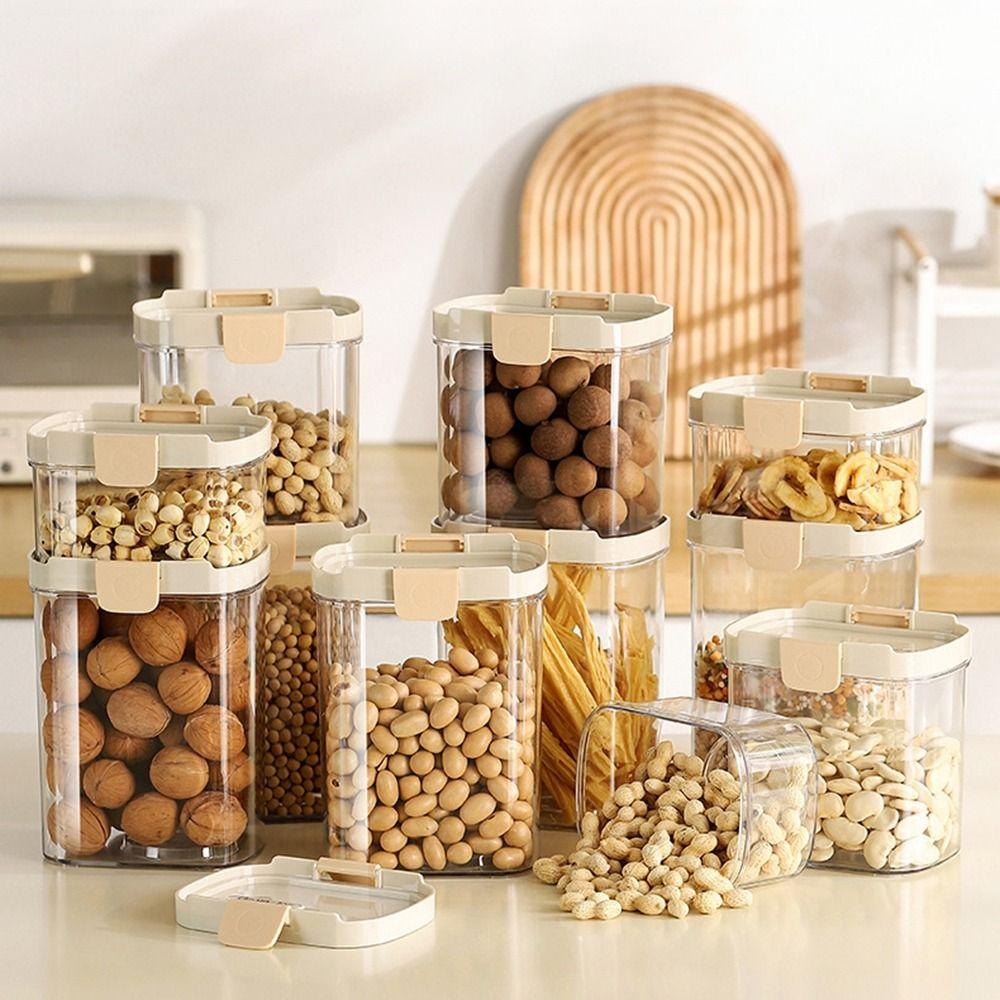 Plastic Grain Storage Box Transparent Coffee Bean Storage Container Food Storage Box Kitchen Style BA
Plastic Grain Storage Box Transparent Coffee Bean Storage Container Food Storage Box Kitchen Style BA