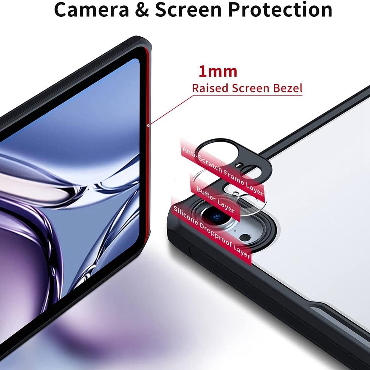 XUNDD For iPad mini (2024)/mini (2021) Shockproof Slim Case TPU Frame Tablet Cover Air Cushion Protective Case Black
XUNDD For iPad mini (2024)/mini (2021) Shockproof Slim Case TPU Frame Tablet Cover Air Cushion Protective Case Black