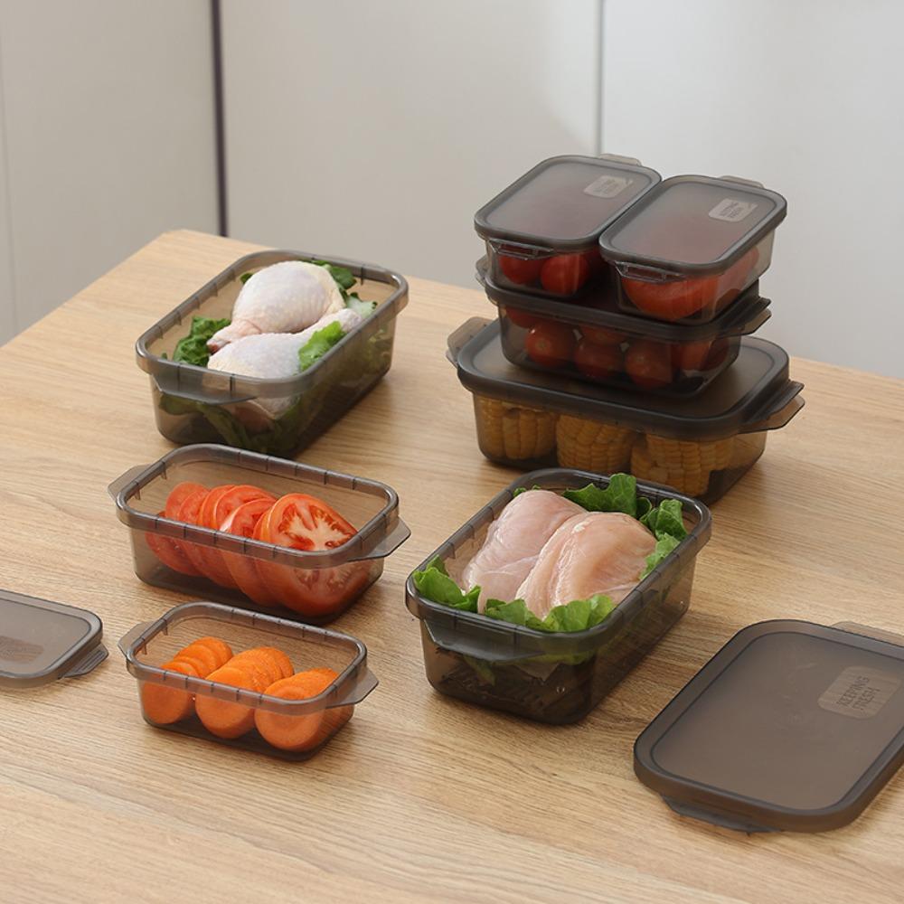 Microwavable Fresh-keeping Boxes Transparent Food Storage Container Food Sealed Plastic Box Home 600ml чорний
Microwavable Fresh-keeping Boxes Transparent Food Storage Container Food Sealed Plastic Box Home 600ml чорний