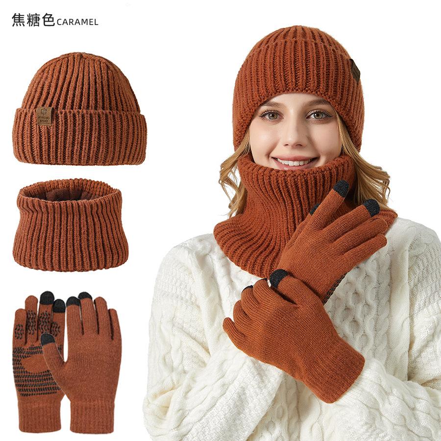 Шапка нова зимова потовщена шапка шарф сенсорний екран рукавички тепла вовняна шапка з трьох предметів на вулиці M(56-58cm)
Шапка нова зимова потовщена шапка шарф сенсорний екран рукавички тепла вовняна шапка з трьох предметів на вулиці M(56-58cm)