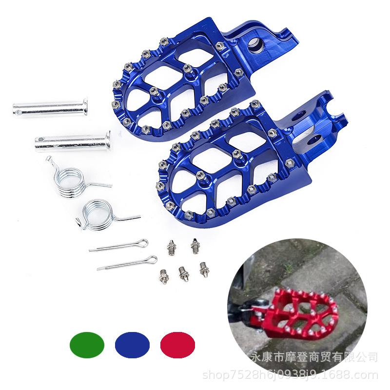 Anti-Slip CNC Off-Road Foot Pegs for Honda CRF250 (2012-2018) Blue Aluminum Alloy Foot Pegs Pair
Anti-Slip CNC Off-Road Foot Pegs for Honda CRF250 (2012-2018) Blue Aluminum Alloy Foot Pegs Pair