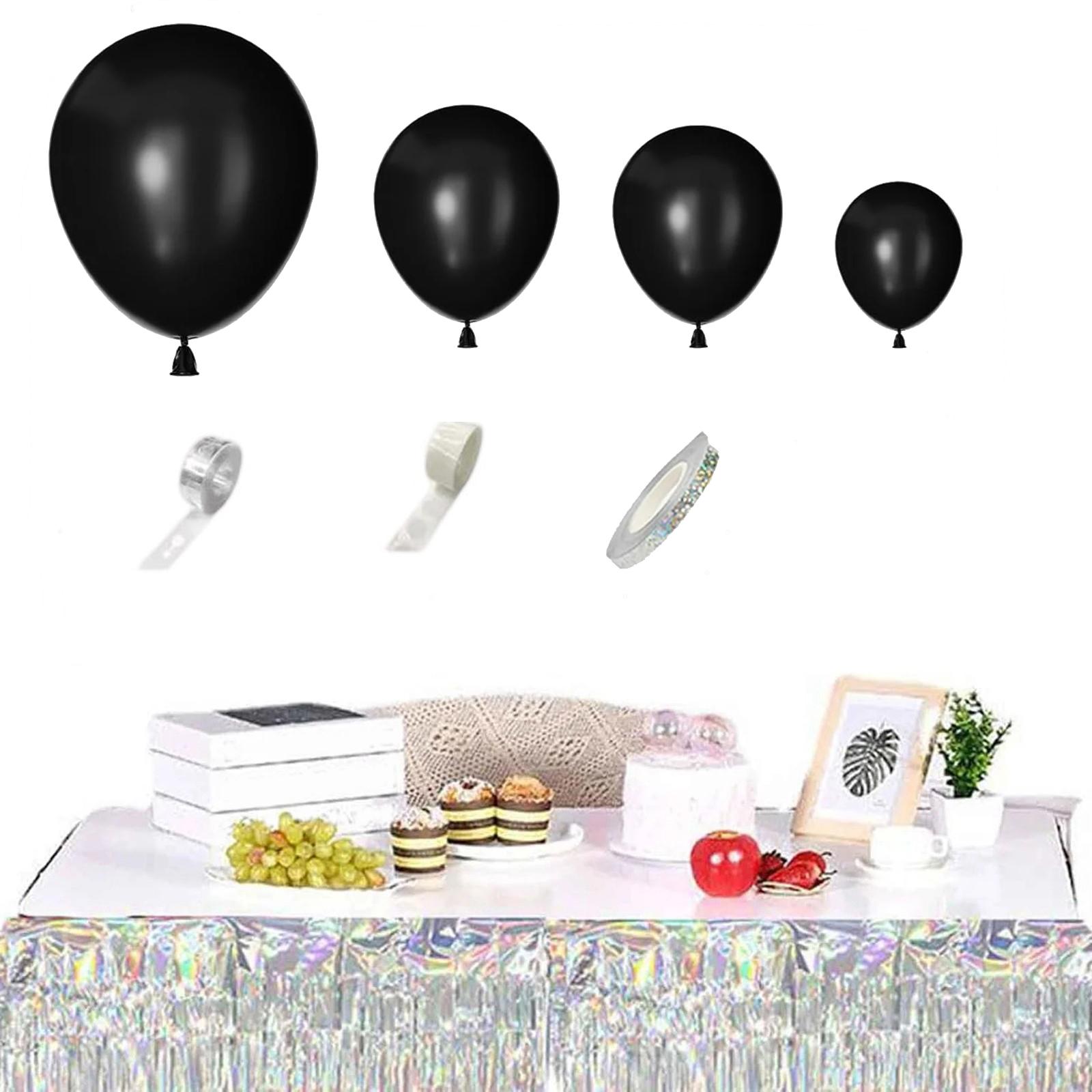 Набор из 157 штук и арка, украшение на день рождения, подходит для женщин и девушек, латекс цвета светлого хромированного золота, сваде One Size чёрный
Набор из 157 штук и арка, украшение на день рождения, подходит для женщин и девушек, латекс цвета светлого хромированного золота, сваде One Size чёрный