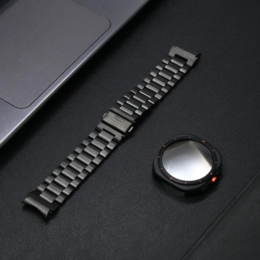 Quick Fit Stainless Steel Strap for Samsung Galaxy Watchband 7 6 40mm 44mm Band+Case for Galaxy 7 6 NO Gaps Curved End Bracelet Galaxy watch 6 40mm
Quick Fit Stainless Steel Strap for Samsung Galaxy Watchband 7 6 40mm 44mm Band+Case for Galaxy 7 6 NO Gaps Curved End Bracelet Galaxy watch 6 40mm