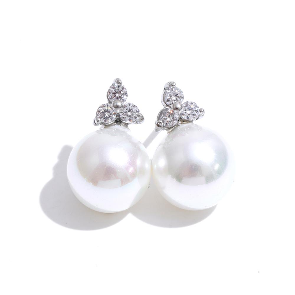 Yhpup Stainless Steel Zircon Simulated Pearls Round Korean Daily Stud Earrings Waterproof Fashion Exquisite Chic Women Jewelry
Yhpup Stainless Steel Zircon Simulated Pearls Round Korean Daily Stud Earrings Waterproof Fashion Exquisite Chic Women Jewelry