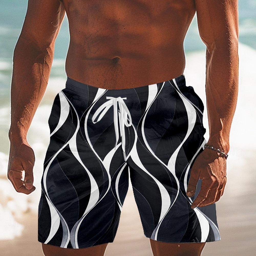 Men s Geometric Line Swim Trunks Swim Shorts Board Shorts Mid Waist Streetwear Hawaiian Vacation Drawstring Mesh Lining Elastic Waist XL
Men s Geometric Line Swim Trunks Swim Shorts Board Shorts Mid Waist Streetwear Hawaiian Vacation Drawstring Mesh Lining Elastic Waist XL
