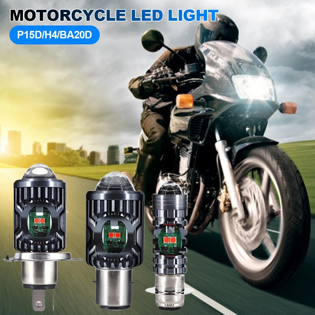 Motorcycle LED Headlight H4 BA20D P15D High Low Beam Scooter Motorbike Headlamp Super Bright Light Front Lamp P15D
Motorcycle LED Headlight H4 BA20D P15D High Low Beam Scooter Motorbike Headlamp Super Bright Light Front Lamp P15D