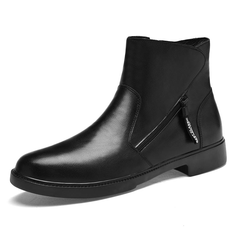Premium Men s Winter Casual Boots Easy Zipper Closure Black Genuine Leather Thick Plush Lining Slip-Resistant Tread Urban Style 48
Premium Men s Winter Casual Boots Easy Zipper Closure Black Genuine Leather Thick Plush Lining Slip-Resistant Tread Urban Style 48