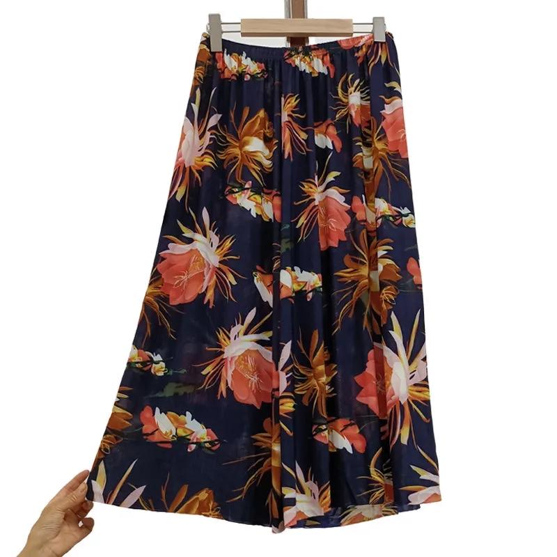 Жіночі літні широкі повсякденні кюлоти великого розміру з високою талією, вільна гумка на талії, тонкі укорочені штани з квітковим принтом One Size
Жіночі літні широкі повсякденні кюлоти великого розміру з високою талією, вільна гумка на талії, тонкі укорочені штани з квітковим принтом One Size