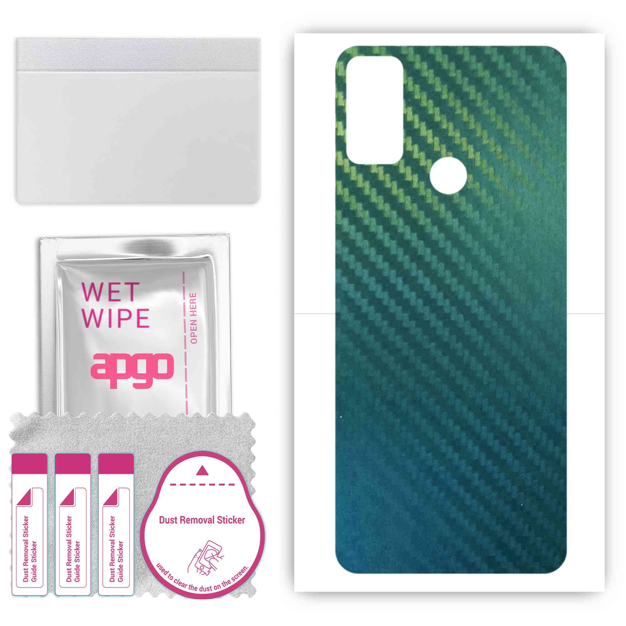 apgo Protective Skin Sticker for the back compatible with TCL 20E, Wrap Film, Foil, Vinyl - Pattern Carbon Chameleon CAKA1
apgo Protective Skin Sticker for the back compatible with TCL 20E, Wrap Film, Foil, Vinyl - Pattern Carbon Chameleon CAKA1