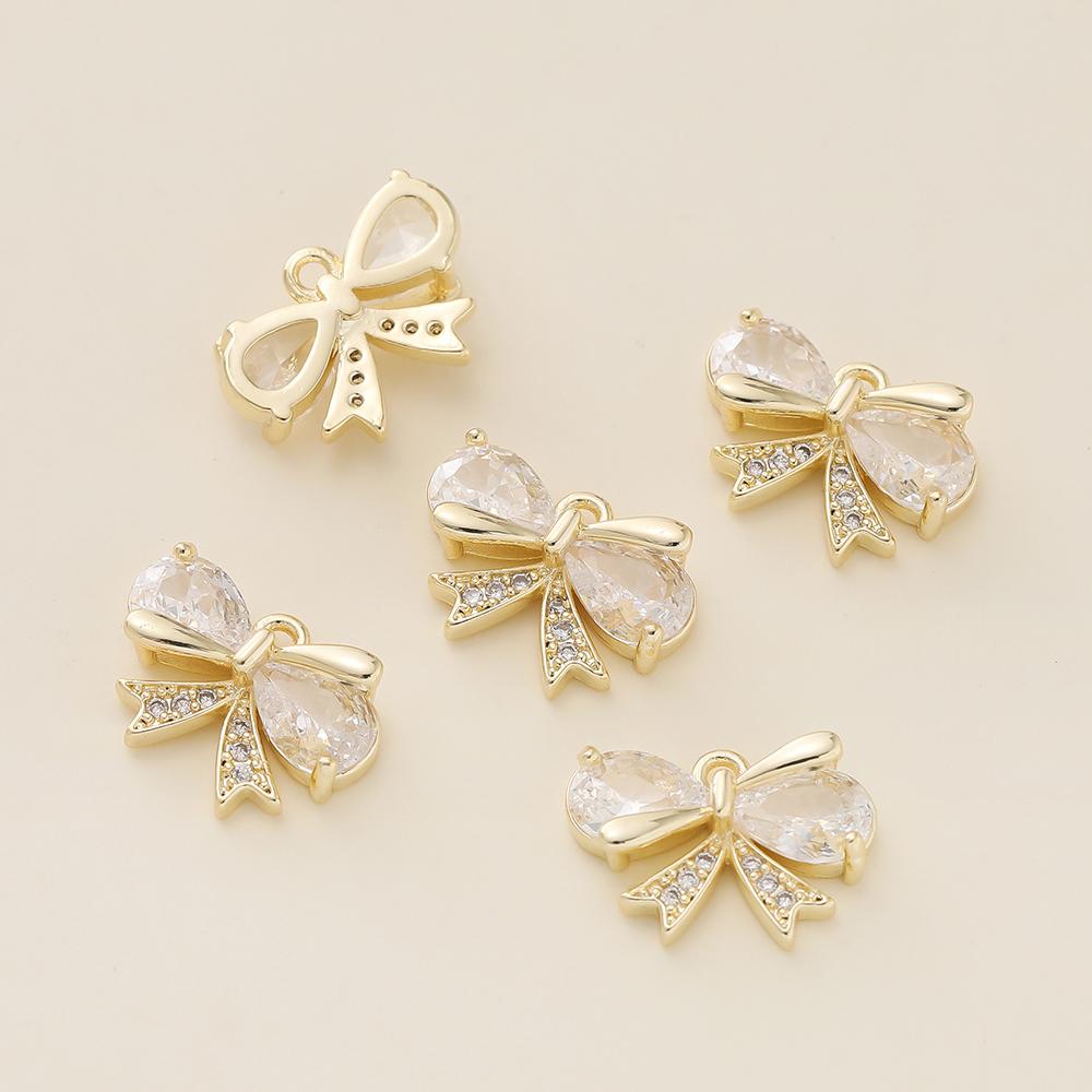 2Pcs 14/18K Gold Color Plated Butterfly Charms Pendants with Zircon for Necklace Bracelets Jewelry Making Supplies Accessories
2Pcs 14/18K Gold Color Plated Butterfly Charms Pendants with Zircon for Necklace Bracelets Jewelry Making Supplies Accessories