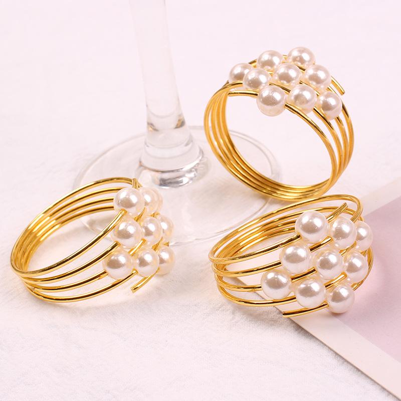 Pearl Napkin Ring, New Napkin Buckle, Metal, Napkin Ring, Wedding Restaurant Mouth Cloth Ring, Party Decoration
Pearl Napkin Ring, New Napkin Buckle, Metal, Napkin Ring, Wedding Restaurant Mouth Cloth Ring, Party Decoration