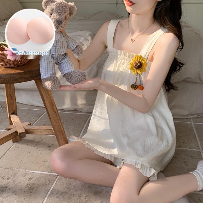 2026 Women s Summer Cloud Cotton Camisole Pajama Set with Built-in Bra XXL абрикосовий
2026 Women s Summer Cloud Cotton Camisole Pajama Set with Built-in Bra XXL абрикосовий