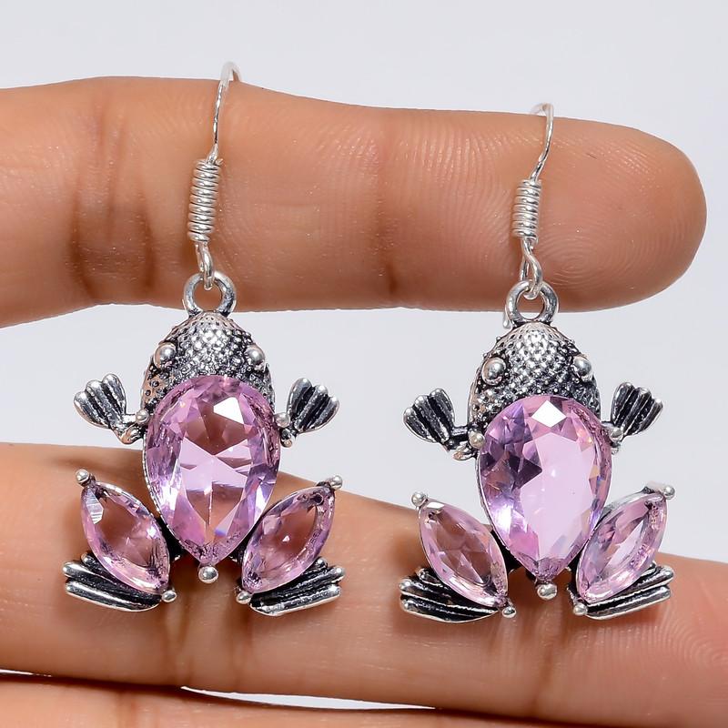 Excellent Top Grade Qualite 100% Natural Pink Amethyst Pear Shape Vintage Handmade Jewelry 925 Steling Silver Dangle Earrings 1.5 WSJ-5089 1.5
Excellent Top Grade Qualite 100% Natural Pink Amethyst Pear Shape Vintage Handmade Jewelry 925 Steling Silver Dangle Earrings 1.5 WSJ-5089 1.5