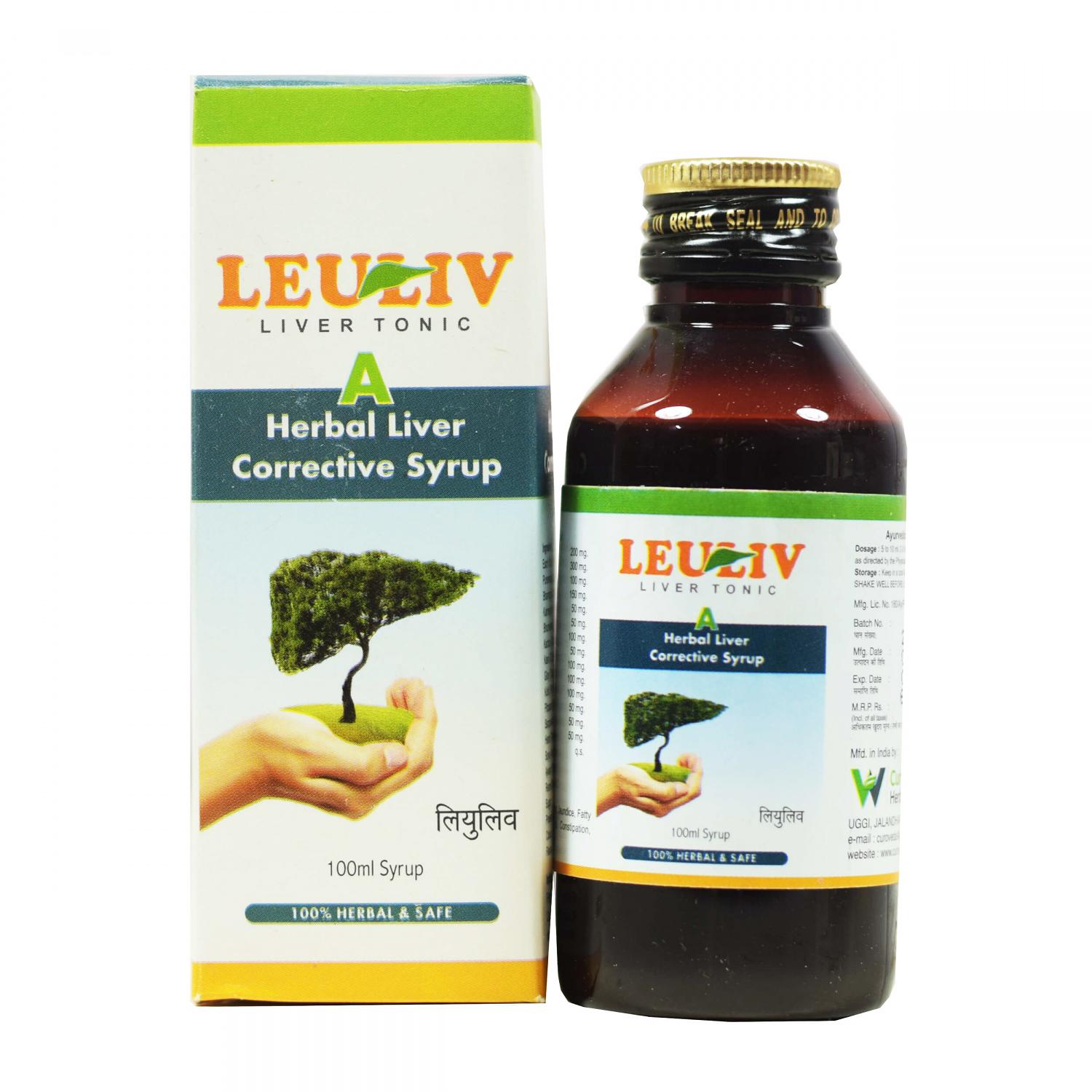 Леулів (100 мл), Leuliv Syrup, Curoveda
Леулів (100 мл), Leuliv Syrup, Curoveda