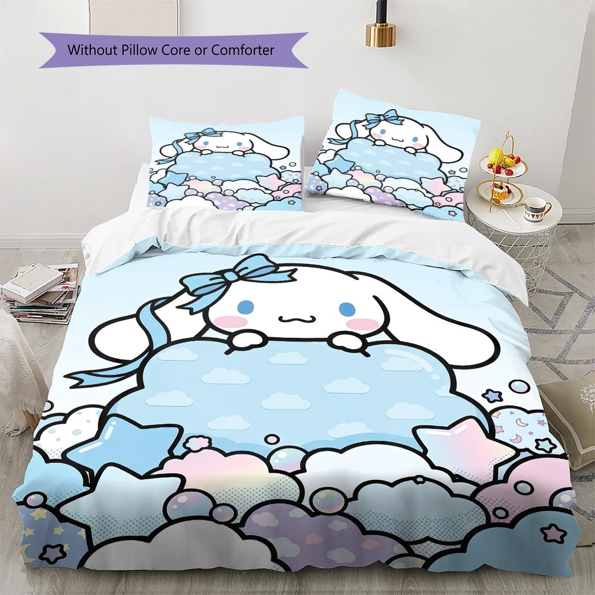 Sanrio Pink Pattern Bedding,Quilt Set Quilt Cover Pillowcase Home Birthday Gift(1 * duvet cover + 2 * pillowcase, without core) 135x200cm
Sanrio Pink Pattern Bedding,Quilt Set Quilt Cover Pillowcase Home Birthday Gift(1 * duvet cover + 2 * pillowcase, without core) 135x200cm