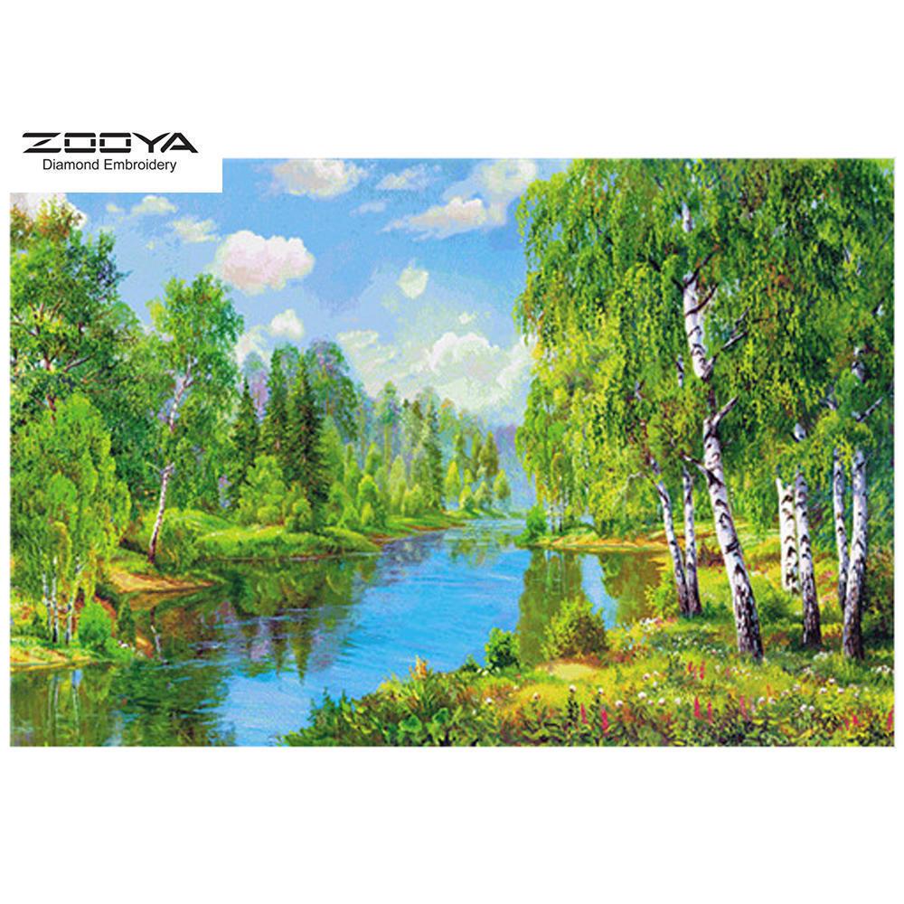 ZOOYA 3D Алмазная вышивка Картина Вышивка крестиком Круглый горный хрусталь Картина Пейзаж
ZOOYA 3D Алмазная вышивка Картина Вышивка крестиком Круглый горный хрусталь Картина Пейзаж