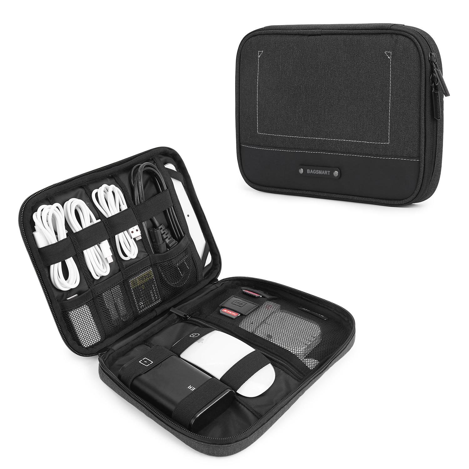 BAGSMART Travel Cable Organizer Waterproof Travel Gadget Pouch Charge Power Bank Ipad Headphone Organizer travel essentials
BAGSMART Travel Cable Organizer Waterproof Travel Gadget Pouch Charge Power Bank Ipad Headphone Organizer travel essentials