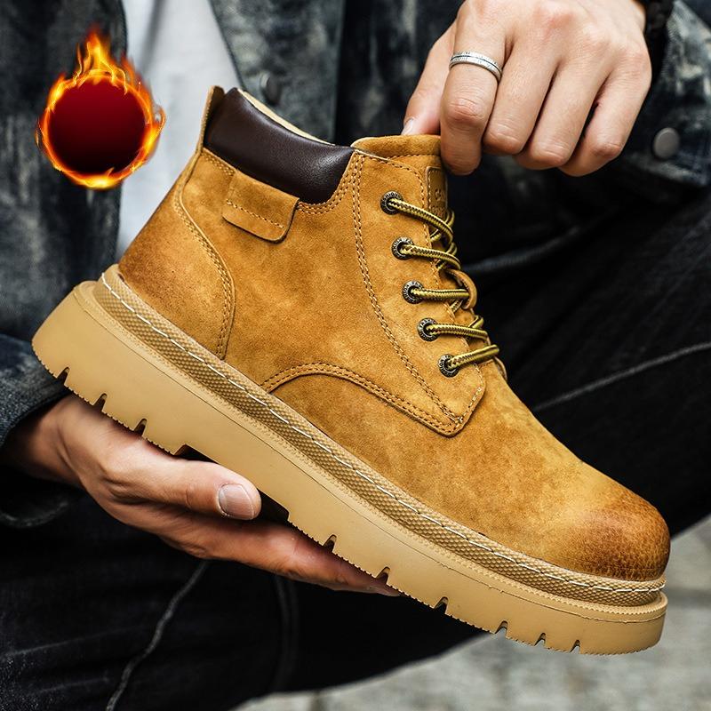 Men s Lightweight Comfortable Thick Sole Coldproof Warm Padded Snow Boots Non-slip Wear-resistant Casual Outdoor Shipping Martin Cotton Boots 45
Men s Lightweight Comfortable Thick Sole Coldproof Warm Padded Snow Boots Non-slip Wear-resistant Casual Outdoor Shipping Martin Cotton Boots 45