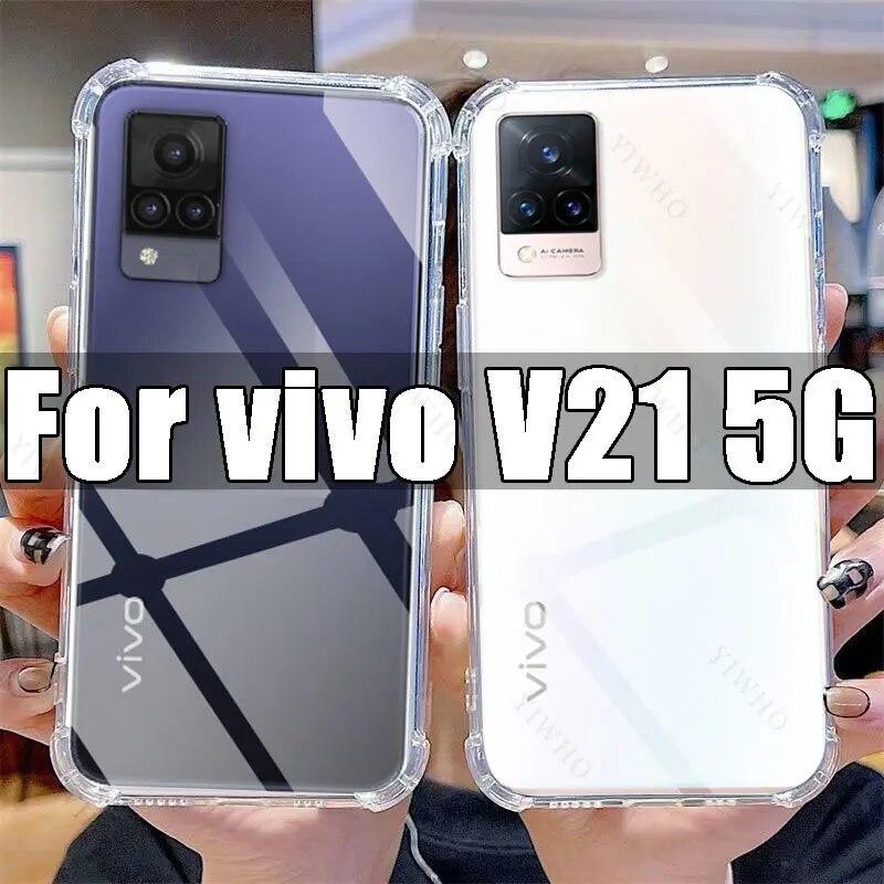 Прозрачный чехол для телефона Vivo V21 5G, прозрачный чехол из ТПУ для Vivo V 21 для Vivov21 6,44 дюйма V2050, противоударные чехлы с защитой от царапин
Прозрачный чехол для телефона Vivo V21 5G, прозрачный чехол из ТПУ для Vivo V 21 для Vivov21 6,44 дюйма V2050, противоударные чехлы с защитой от царапин