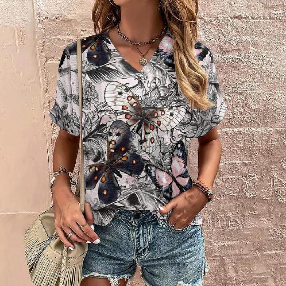 Модная женская футболка с 3d цветами и v-образным вырезом, топы с короткими рукавами, футболки, летняя одежда большого размера, новая женская футболка, пуловер 5XL
Модная женская футболка с 3d цветами и v-образным вырезом, топы с короткими рукавами, футболки, летняя одежда большого размера, новая женская футболка, пуловер 5XL