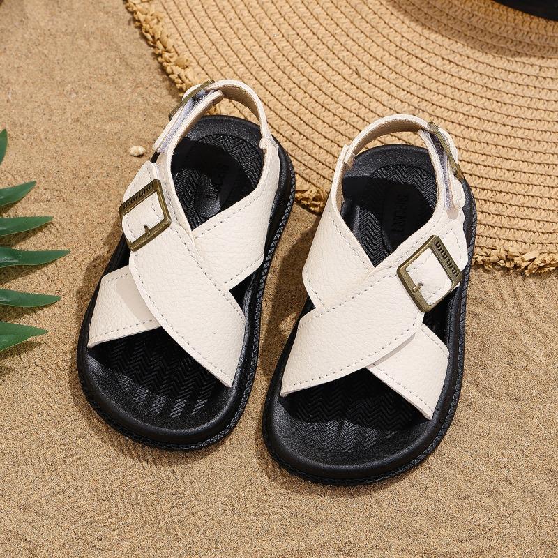 Cross Strap Open Toe Sandals, Retro Soft Sole Buckle Beach Shoes for Girls 30 бежевий
Cross Strap Open Toe Sandals, Retro Soft Sole Buckle Beach Shoes for Girls 30 бежевий
