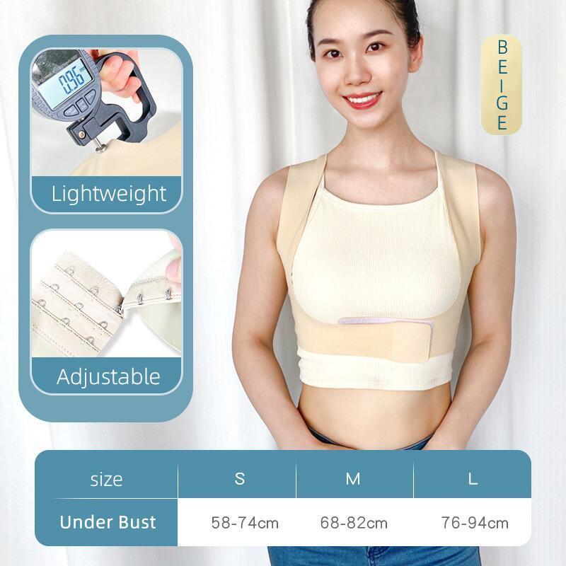 Posture Corrector Suitable For Women Clavicle Support Adjustable Breathable Back Region Ergonomic Support Brace Shapewear Corset Humpback L бежевий
Posture Corrector Suitable For Women Clavicle Support Adjustable Breathable Back Region Ergonomic Support Brace Shapewear Corset Humpback L бежевий