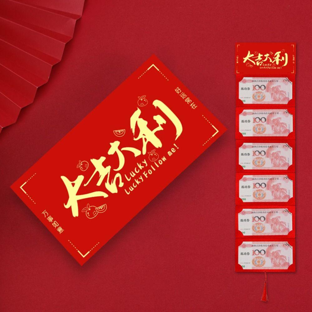 New Year Packet Money Pocket Luck Money Bag Money Bags Foldable Red Pocket Spring Festival 1(10 Slots)
New Year Packet Money Pocket Luck Money Bag Money Bags Foldable Red Pocket Spring Festival 1(10 Slots)