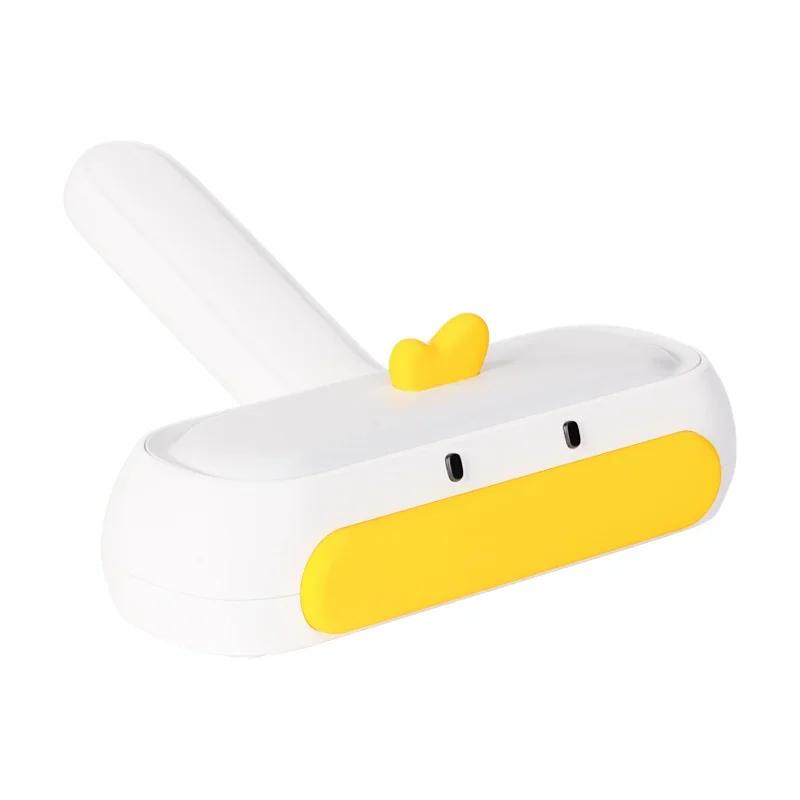 Pet Hair Remover Duck Shaped Push Pull Self Cleaning Strong Bristles One Swipe Clean for Sofa Carpet Clothes Bed Dog Cat Small A
Pet Hair Remover Duck Shaped Push Pull Self Cleaning Strong Bristles One Swipe Clean for Sofa Carpet Clothes Bed Dog Cat Small A
