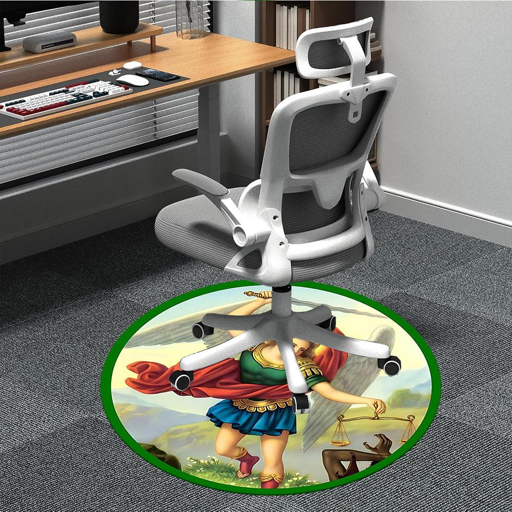 1pc Angel, Sword Chair Carpet for Office Non-Slip, Machine Washable Rug for Office, Room - Holiday Decor, Machine Made yy251029129 80cm by 80cm
1pc Angel, Sword Chair Carpet for Office Non-Slip, Machine Washable Rug for Office, Room - Holiday Decor, Machine Made yy251029129 80cm by 80cm
