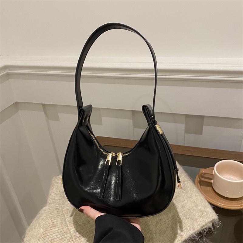 2025 Trend Women s Shiny Crescent Shoulder Bag with Double Zipper - Niche Design, Small Square Handbag
2025 Trend Women s Shiny Crescent Shoulder Bag with Double Zipper - Niche Design, Small Square Handbag