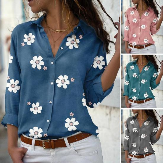 Женская тонкая рубашка с лацканами и длинным рукавом, свободная рубашка, топы, однобортная повседневная рубашка с цветочным принтом, рабочая одежда L розовый
Женская тонкая рубашка с лацканами и длинным рукавом, свободная рубашка, топы, однобортная повседневная рубашка с цветочным принтом, рабочая одежда L розовый
