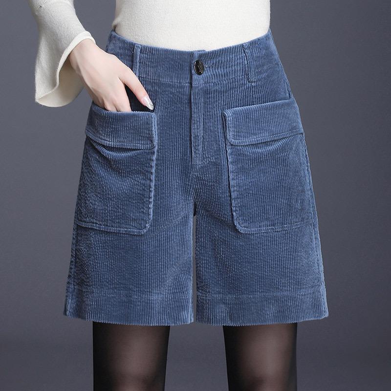 Женские весенне-осенние модные вельветовые повседневные шорты-карго L синий
Женские весенне-осенние модные вельветовые повседневные шорты-карго L синий