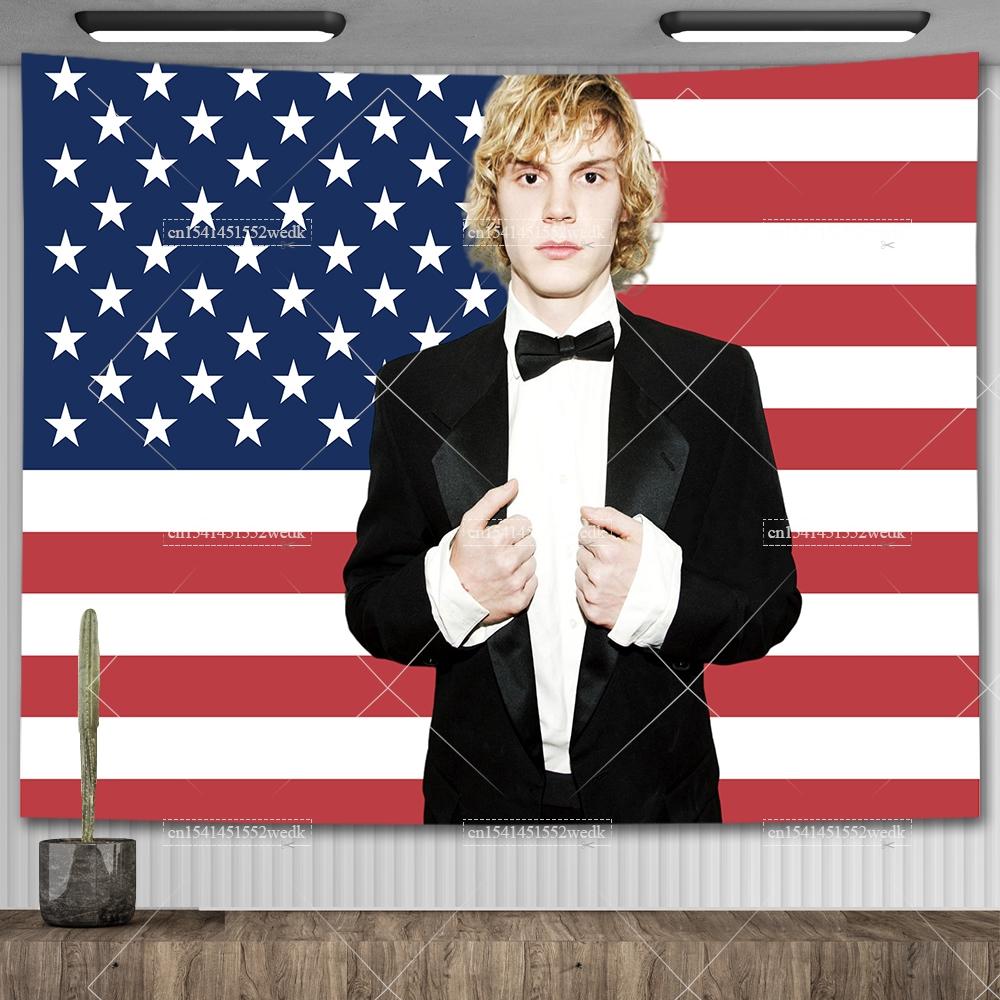 Evan Peters Tapestry American USA Flag Funny Meme Tapestry Aesthetic Bedroom Decoration Wallpapers Home Banners Party Backdrops 74x94cm(29x37in)
Evan Peters Tapestry American USA Flag Funny Meme Tapestry Aesthetic Bedroom Decoration Wallpapers Home Banners Party Backdrops 74x94cm(29x37in)