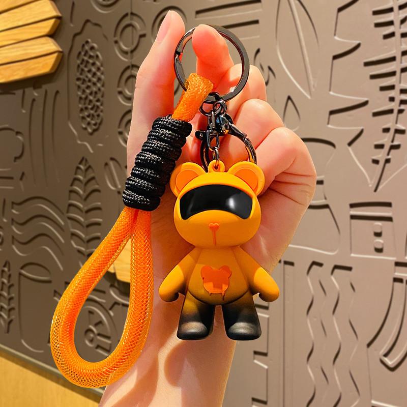 Charming Cartoon Eyemask Bear Keychain Colorful Plush Pendant Gift For Friends помаранчевий
Charming Cartoon Eyemask Bear Keychain Colorful Plush Pendant Gift For Friends помаранчевий