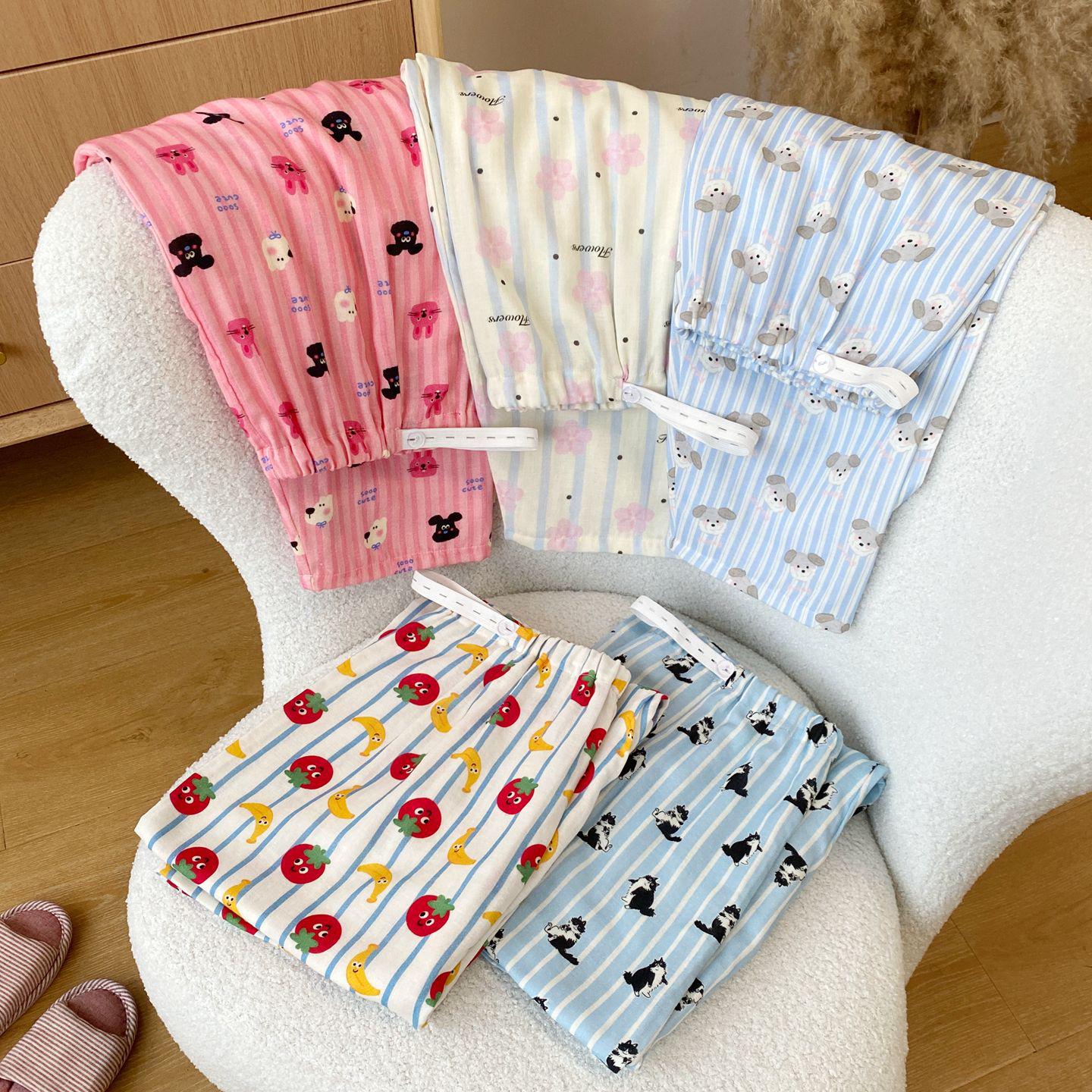 Pure Cotton Double-Layer Gauze Maternity Pajama Pants, Lightweight Plus Size Long Pants for Summer Lounging and Casual Wear M (90-110 Jin)
Pure Cotton Double-Layer Gauze Maternity Pajama Pants, Lightweight Plus Size Long Pants for Summer Lounging and Casual Wear M (90-110 Jin)