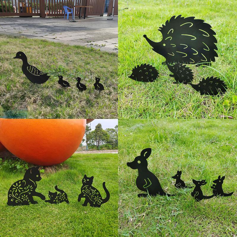 4 Hedgehog Hollow Silhouette Garden Stakes Outdoor Iron Art Pile Plug-in Stake Garden Statue Decoration Ornaments For Yard Lawn
4 Hedgehog Hollow Silhouette Garden Stakes Outdoor Iron Art Pile Plug-in Stake Garden Statue Decoration Ornaments For Yard Lawn