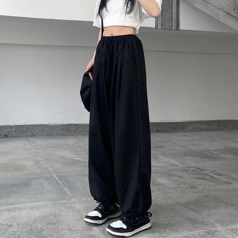 Весенние и летние женские брюки, спортивные штаны на шнурке, прямые свободные широкие брюки-фонарики больших размеров, повседневные брюки 4XL
Весенние и летние женские брюки, спортивные штаны на шнурке, прямые свободные широкие брюки-фонарики больших размеров, повседневные брюки 4XL